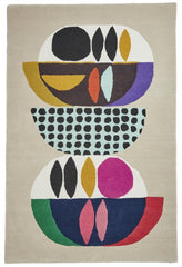 Think Rugs Designer Collection -  Inaluxe Neon IX11  by Kristina Sostarko and Jason Odd