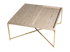 Gillmore Space Iris Square Coffee Table - Combination Top