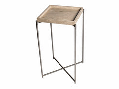 Gillmore Space Iris Square Plant Stand - Tray Top