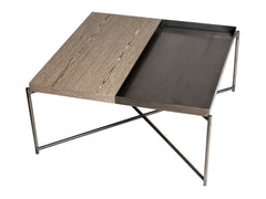 Gillmore Space Iris Square Coffee Table - Combination Top