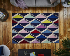 Think Rugs Designer Collection - Zig Zag by Fiona Howard