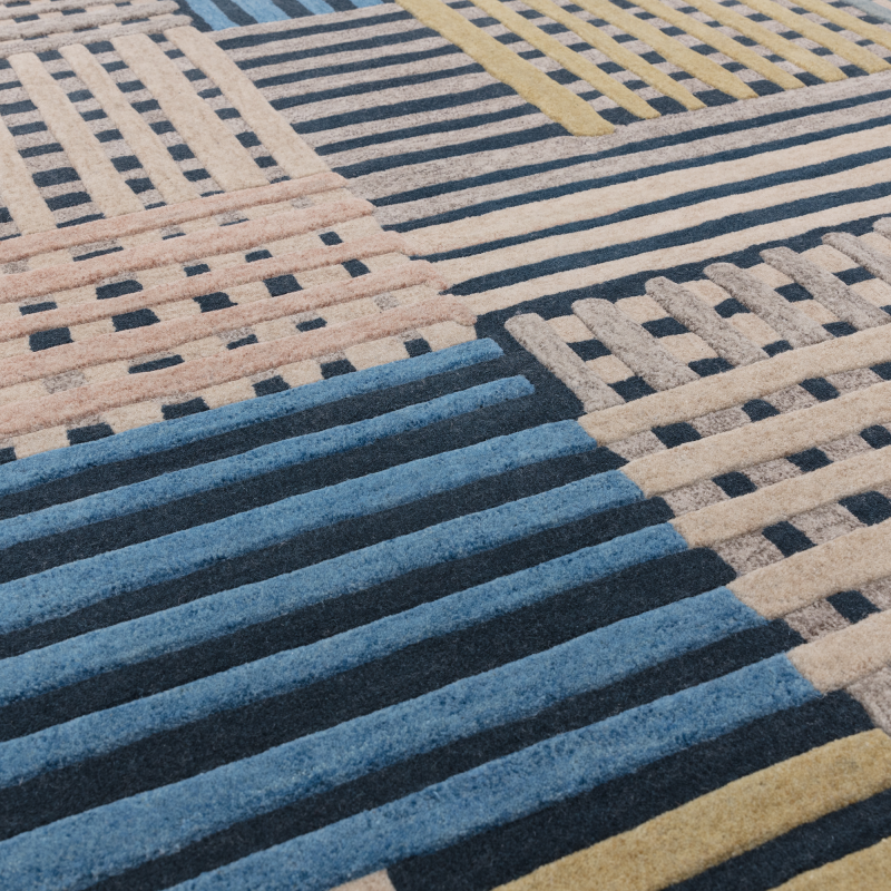Aspect Modern Grey Multi Rug