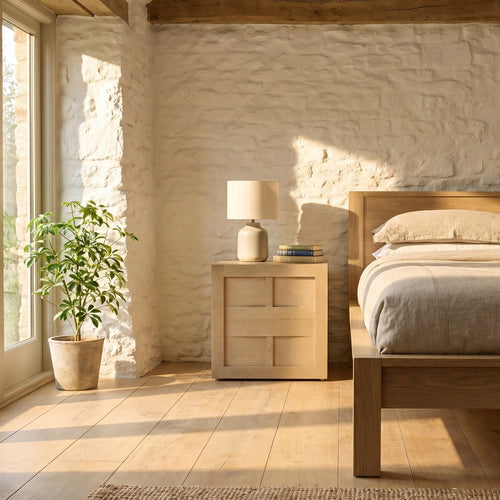 Broadway Oak Bedside Cabinet