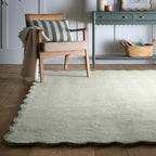Origin Scalloped Elsie Rug Sage Seagrass