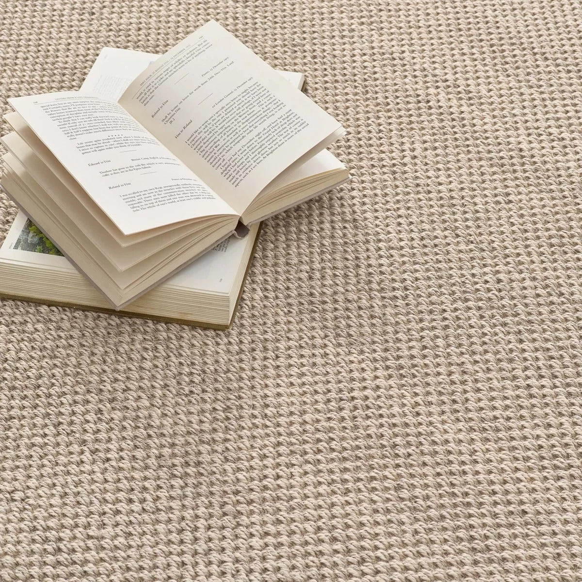 Origins Sisal Rug | Light Beige with Sand Border