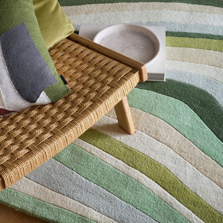 Origins Acasta Green Rug by Phoenox