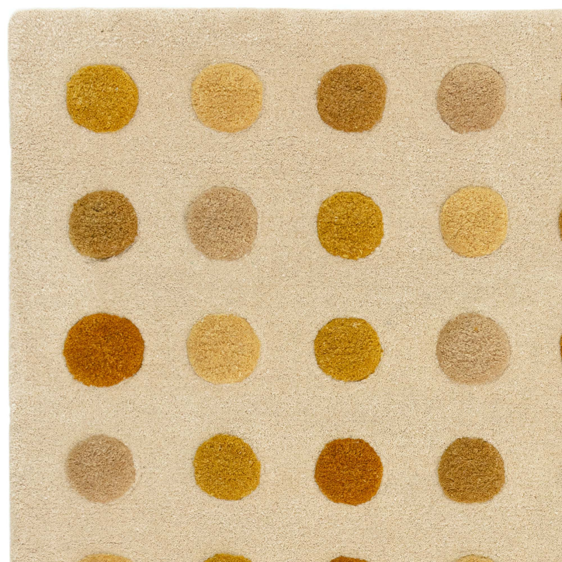 Gold Dotty Rug by Asiatic
