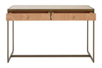 Grenoble Desk with 2 drawers in oak veneer