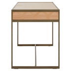 Grenoble Desk with 2 drawers in oak veneer