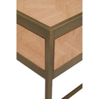 Grenoble Desk with 2 drawers in oak veneer