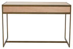 Grenoble Desk with 2 drawers in oak veneer