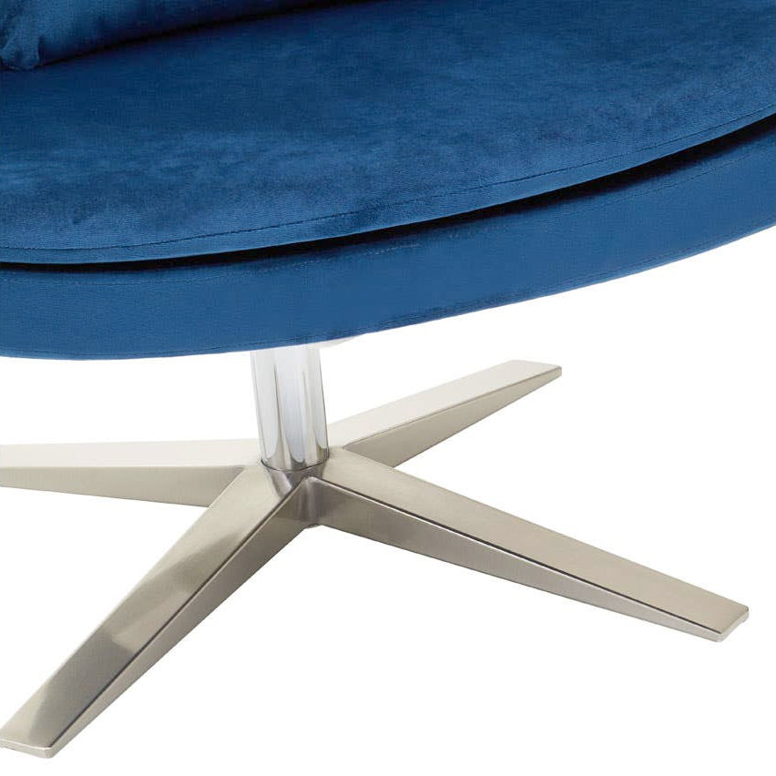 Kalo Velvet Swivel Lounge Chair