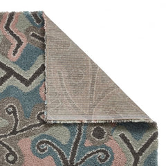 Think Rugs Machine Made Shaggy Collection - Royal Normadic A641 Pastel Multi
