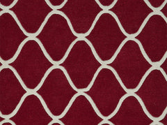 Think Rugs Hand Tufted Wool Collection - Elements EL 65 Red