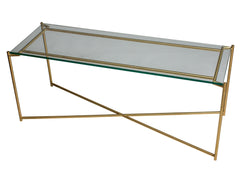 Gillmore Space Iris Large Low Console/TV Table - Flat Top